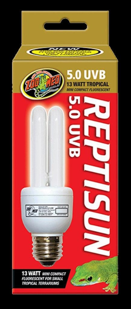 Zoo Med ReptiSun 5.0 UVB 13 watt compact fluorescent bulb